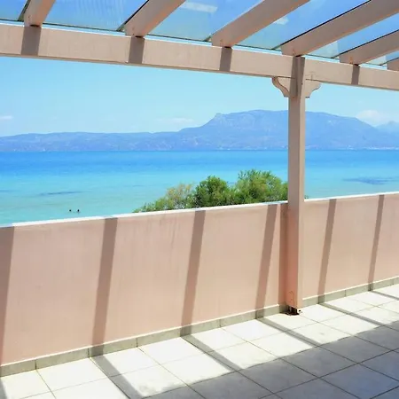 Blue View Of Korinthian Bay In Lecheo Villa *