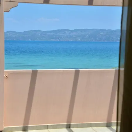 Blue View Of Korinthian Bay In Lecheo *