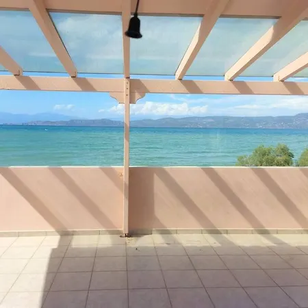 Villa Blue View Of Korinthian Bay In Lecheo Lechaio